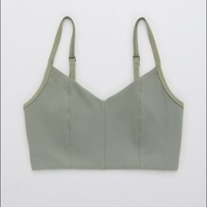 2/$30 💜 aerie offline ribbed longline sports bra